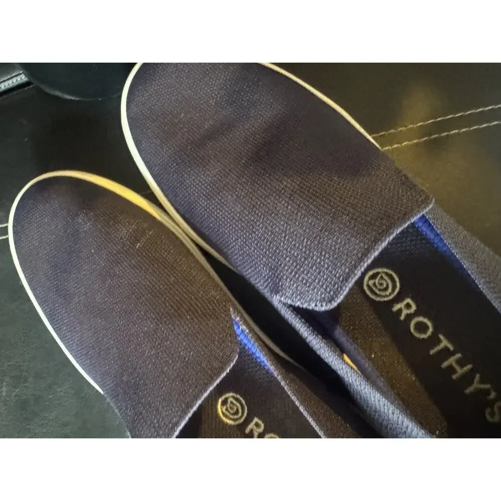 Rothy's The Original Slip On Women’s Sneakers Navy Size 8.5 (700
